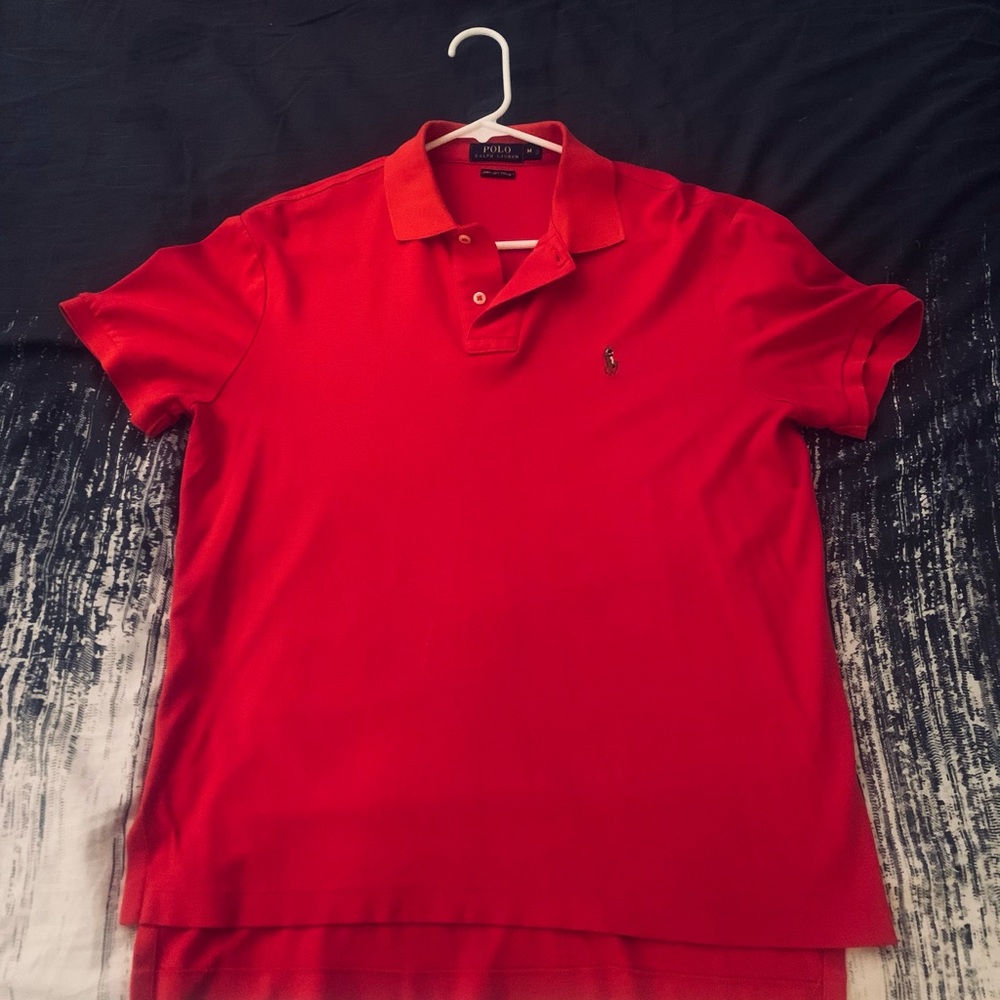 Pima Cotton Fire Engine 🚒 Red Ralph Lauren Polo Shirt